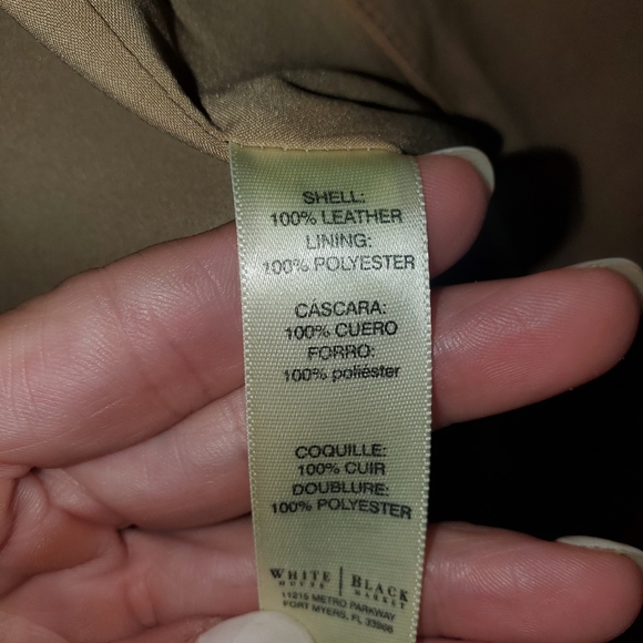 NWT White House Black Market leather dress - Picture 6 of 8